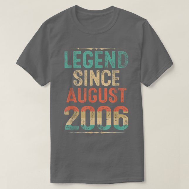 Född den 1 augusti 2006 t shirt (Design framsida)
