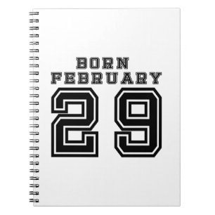 Född den 29 februari anteckningsbok