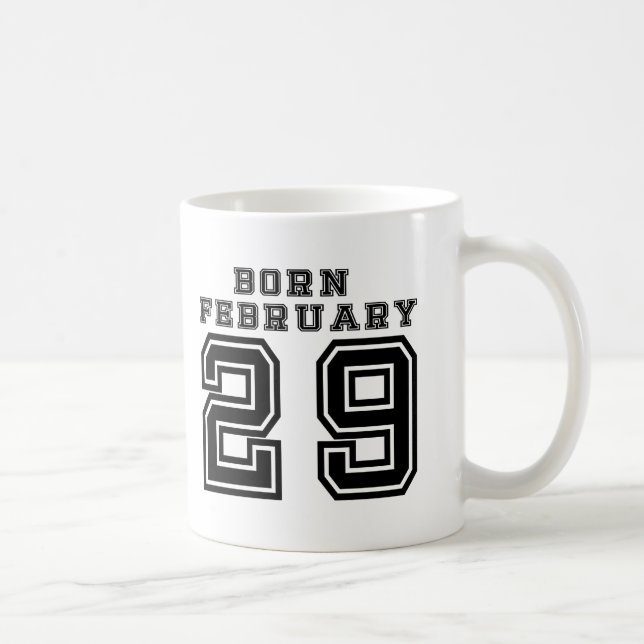 Född den 29 februari kaffemugg (Höger)
