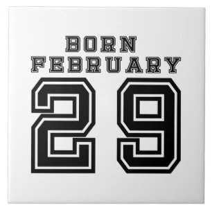 Född den 29 februari kakelplatta
