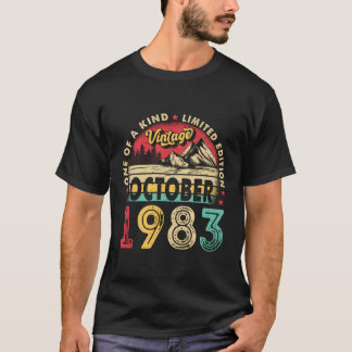Född den 40 oktober 1983 t shirt
