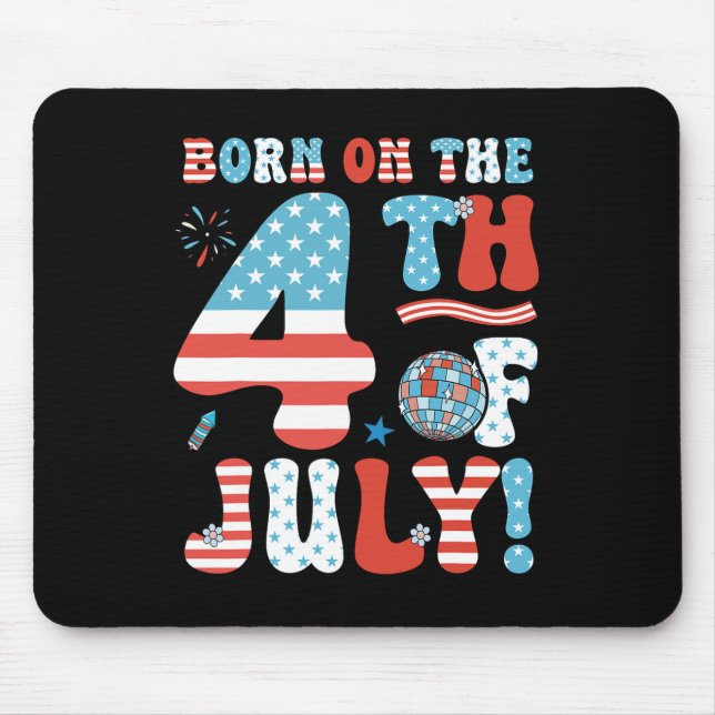 Född den 4 juli 4 juli Åldag Pa Musmatta (Framsidan)