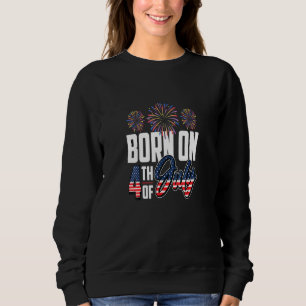 Född den 4 juli 4 juli Åldag Pa T Shirt