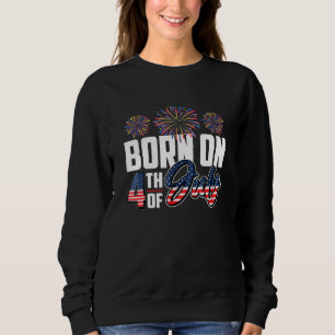Född den 4 juli 4 juli Åldag Pa T Shirt