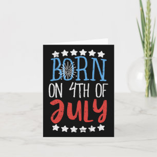 Född den 4 juli i Independence day Kort
