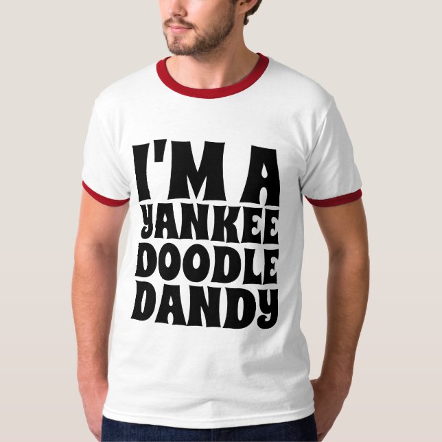 FÖDD DEN 4 JULI, PATRIOTIC T-Shirts (Framsida)
