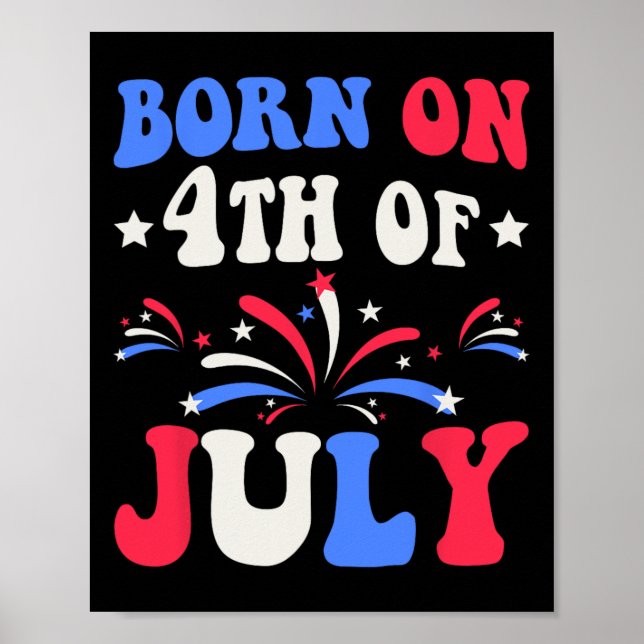 Född den 4 juli poster (Framsidan)