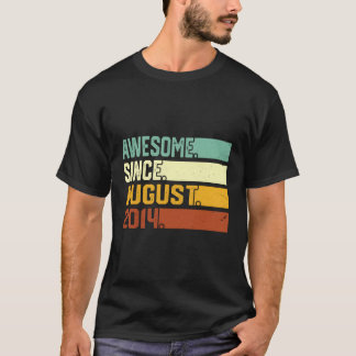 Född den 9 september 9 år Fantastisk sedan augusti T Shirt