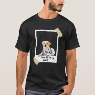 Född denna stora söta Labrador Retriever hund och T Shirt