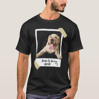 Född denna stora söta Labrador Retriever hund och T Shirt