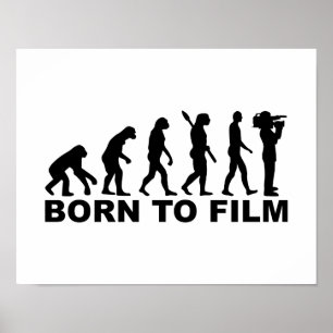 Född evolution att filma poster