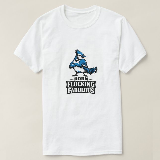 FÖDD FLockande STORARTAD T Shirt (Design framsida)