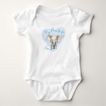Född för att älskas – Söt elefantbaby bodysuit