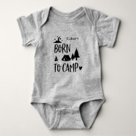 Född för att campa Personlig T Shirt