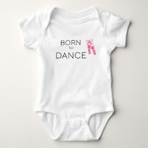 Född för att dansa för små flickor t shirt