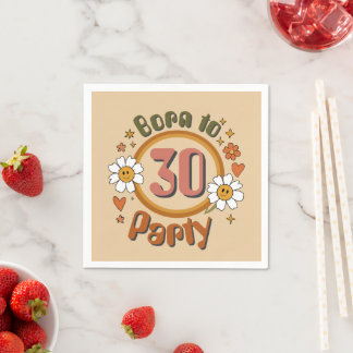 Född för att festa Retro servetter