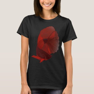 Född för att fiska men tvungen att jobba. Rollig f T Shirt