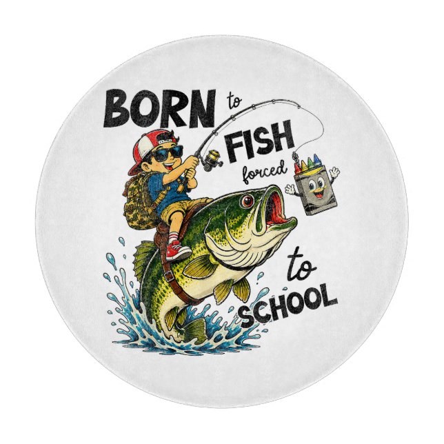 Född för att fiska Tvungen att gå i skolan (Framsidan)