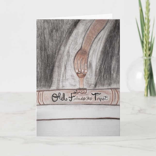 "Född för att förverkliga din fantasi" Födelsedags Kort (Framsida)