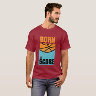 Född för att göra poäng i basket T-shirt