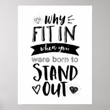 Född för att lämna Coolan Motiverande Poster
