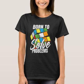 Född för att lösa problem med kubering av snabblös t shirt
