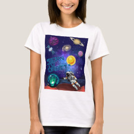 FÖDD FÖR ATT OMLOPPSBANAN T SHIRT