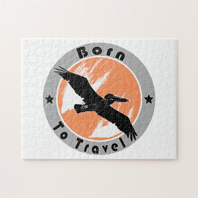 Född för att resa i pussel (Horisontell)