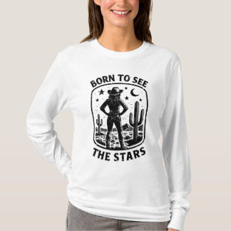 Född för att se stjärnorna t shirt