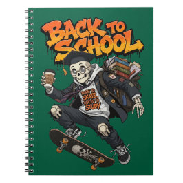 Född för att Skateboard Fördömd att Studera Roligt Anteckningsbok