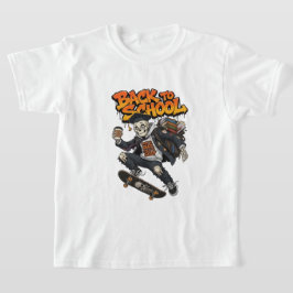Född för att Skateboard Fördömd att Studera Roligt T Shirt