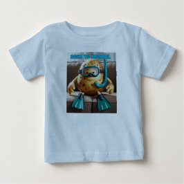Född för att snorkla ungdom t shirt