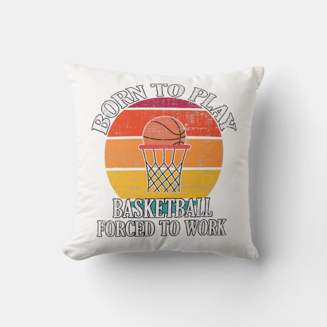 Född för att spela basket som tvingats arbeta kudde (Framsida)