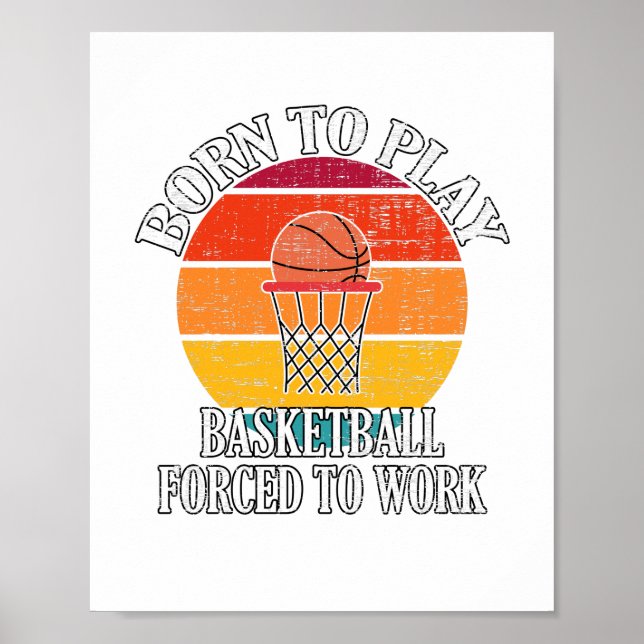 Född för att spela basket som tvingats arbeta poster (Framsidan)