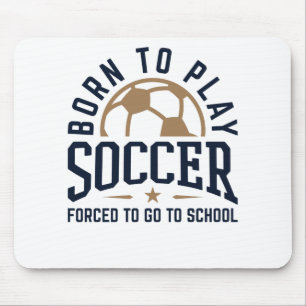 Född för att spela fotbollsspelare tvingad att gå  musmatta