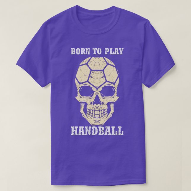 Född för att spela handboll t shirt (Design framsida)