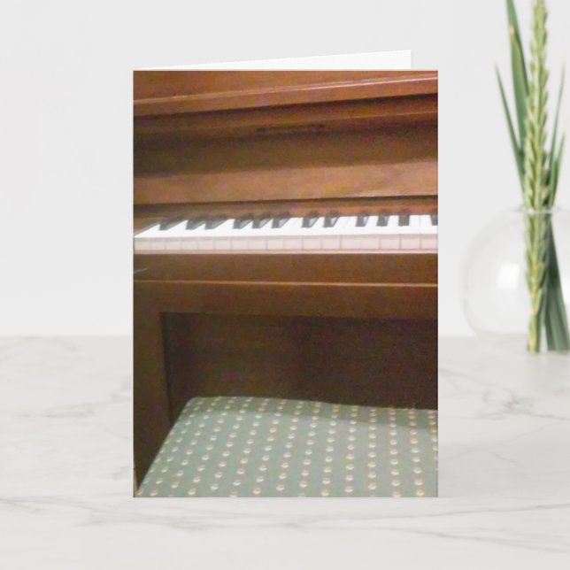 "Född för att spela melodin" Födelsedagskort Kort (Framsida)