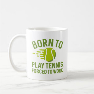 Född för att spela tennis tvingad att arbeta kaffemugg
