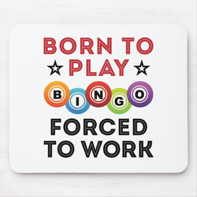 Född för att spela upp Bingo tvingat att arbeta Musmatta (Framsidan)