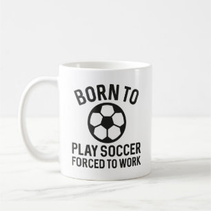 Född för att spela upp fotbollsspelare tvingad att kaffemugg