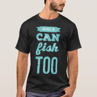 Född För Att Vara En Fiskelagun T Shirt