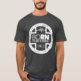 Född för att vara en sjuklig Mörk Färgad T-Shirt