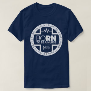 Född för att vara en sjuklig Mörk Färgad T-Shirt