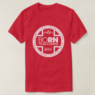 Född för att vara en sjuklig Mörk Färgad T-Shirt