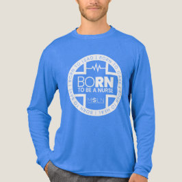 Född för att vara en sjuksköterskas Mörk, treblend T Shirt