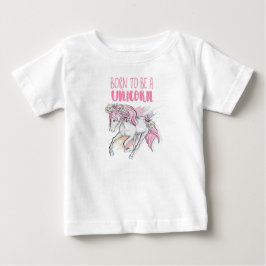Född för att vara enhörning  t shirt