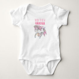Född för att vara enhörning  t shirt