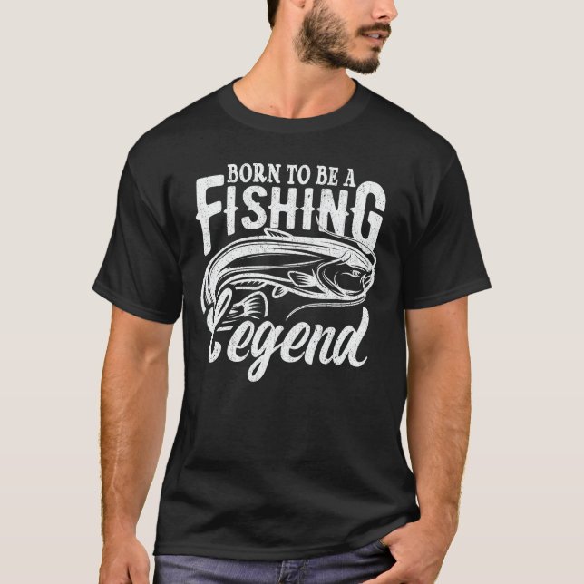 Född för att vara ett fiske av släktet Sarkastic T Shirt (Framsida)