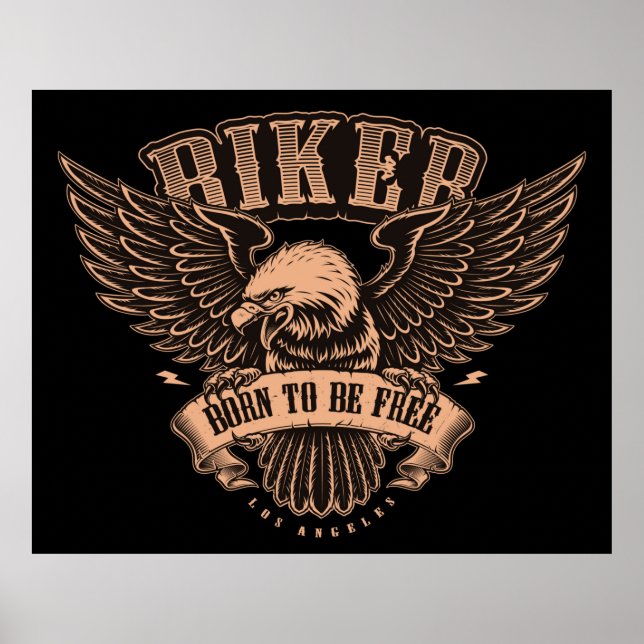 Född för att vara fri poster (Framsidan)