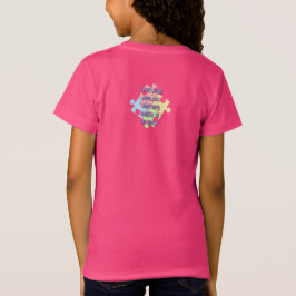 Född för att vara unik söt drak - Autismmedvetenhe T Shirt
